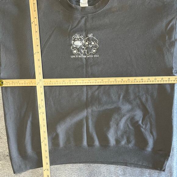 Embroidered Cute Bunny Pullover Sweater - Picture 6 of 7